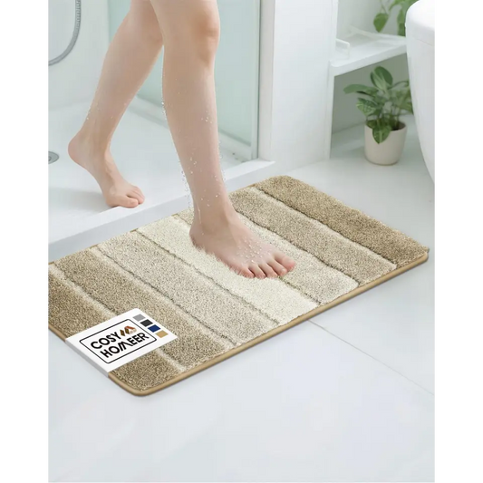 17x24 Beige Ombre Square Bathroom Rug