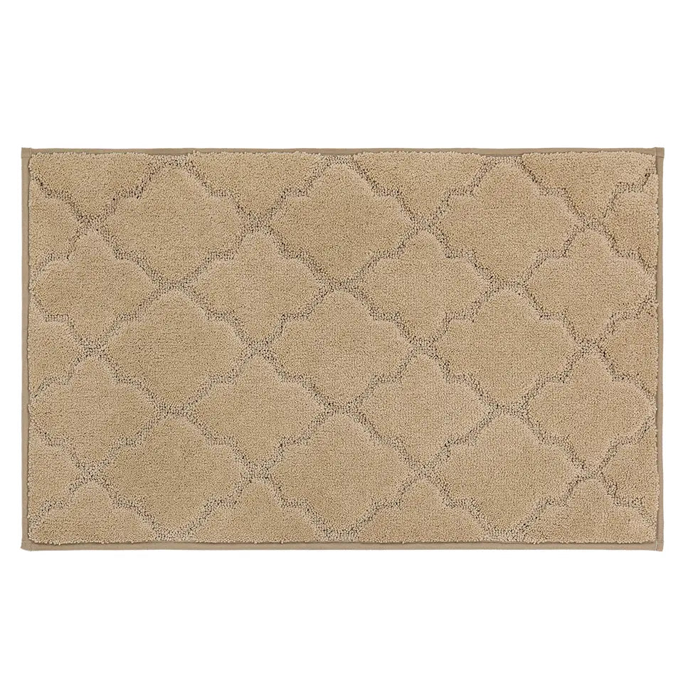 20x32 Beige Trellis Scatter Rugs for Kitchen