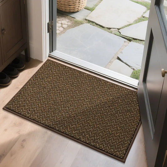 20x32 Brown Chevron Door Mats