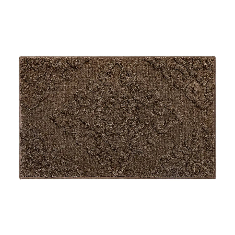 20x32 Brown Elegant Floral Door Mats