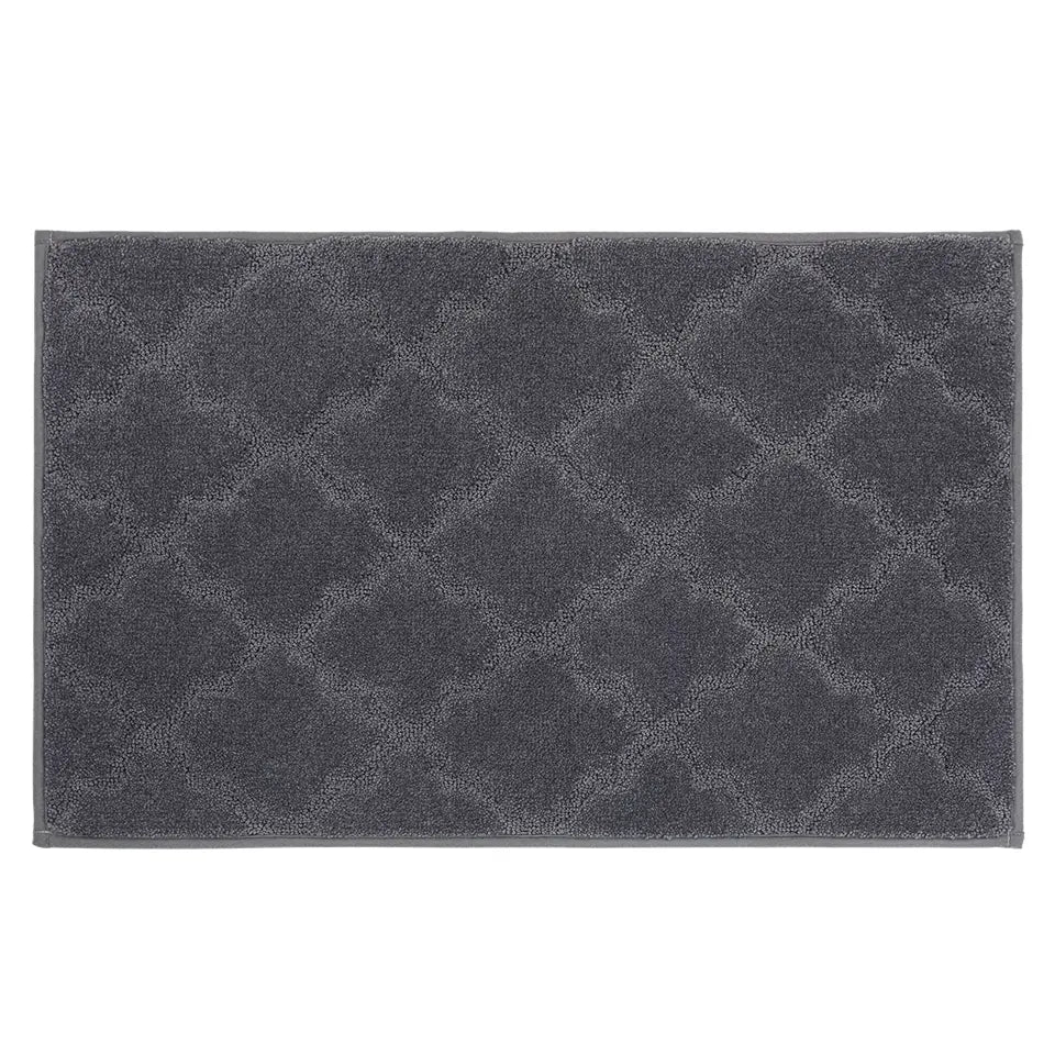 20x32 Dark Grey Trellis Scatter Rugs for Kitchen