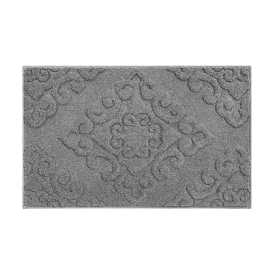 20x32 Grey Elegant Floral Door Mats