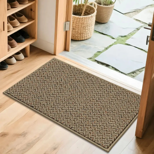 20x32 Taupe Chevron Door Mats