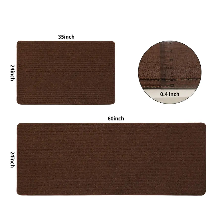 24x35 24x60 Plain Kitchen Rugs Set