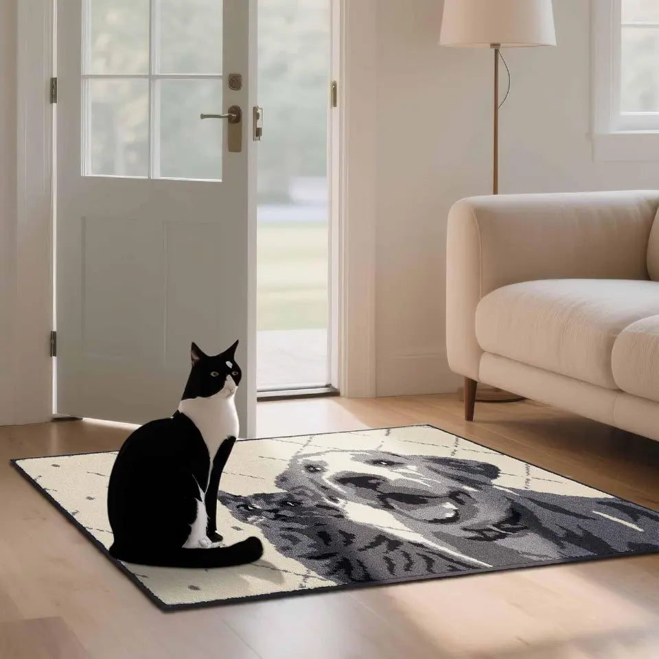 24x36 Grey Pet Friendly Door Mats