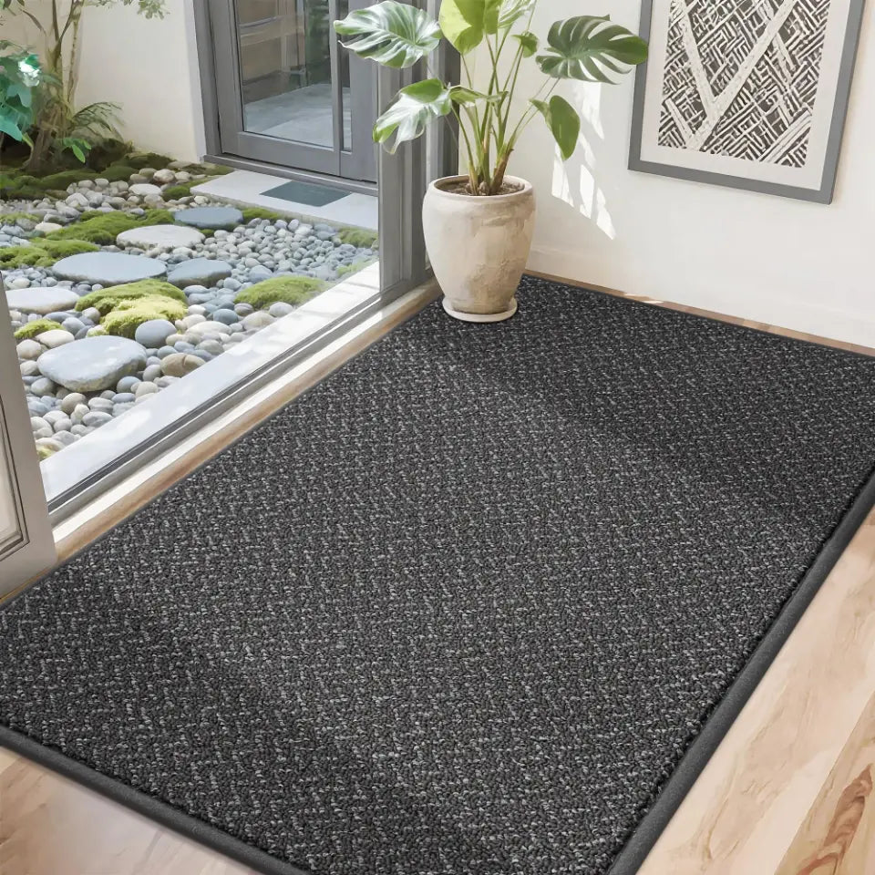 32x48 Dark Grey Chevron Door Mats