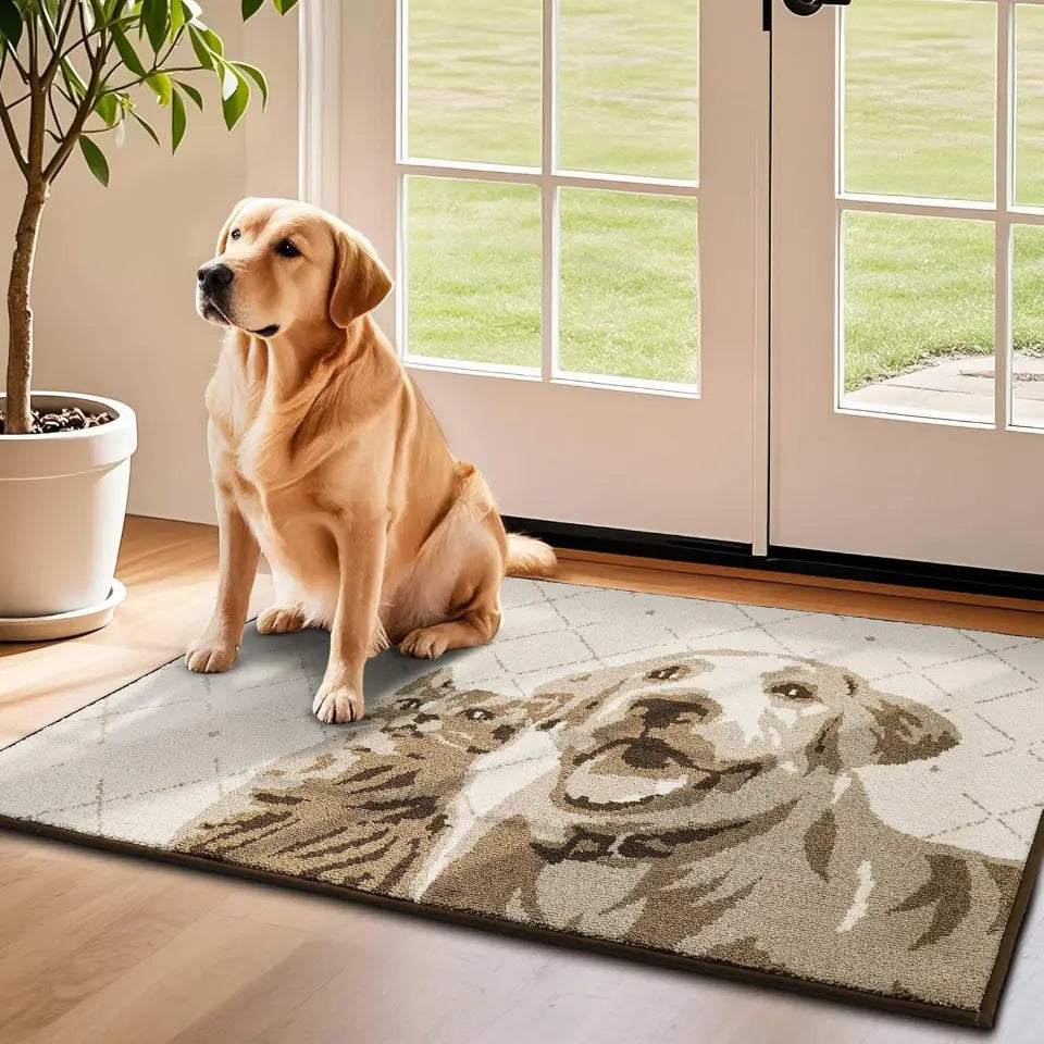 32x48 Taupe Pet Door Mats
