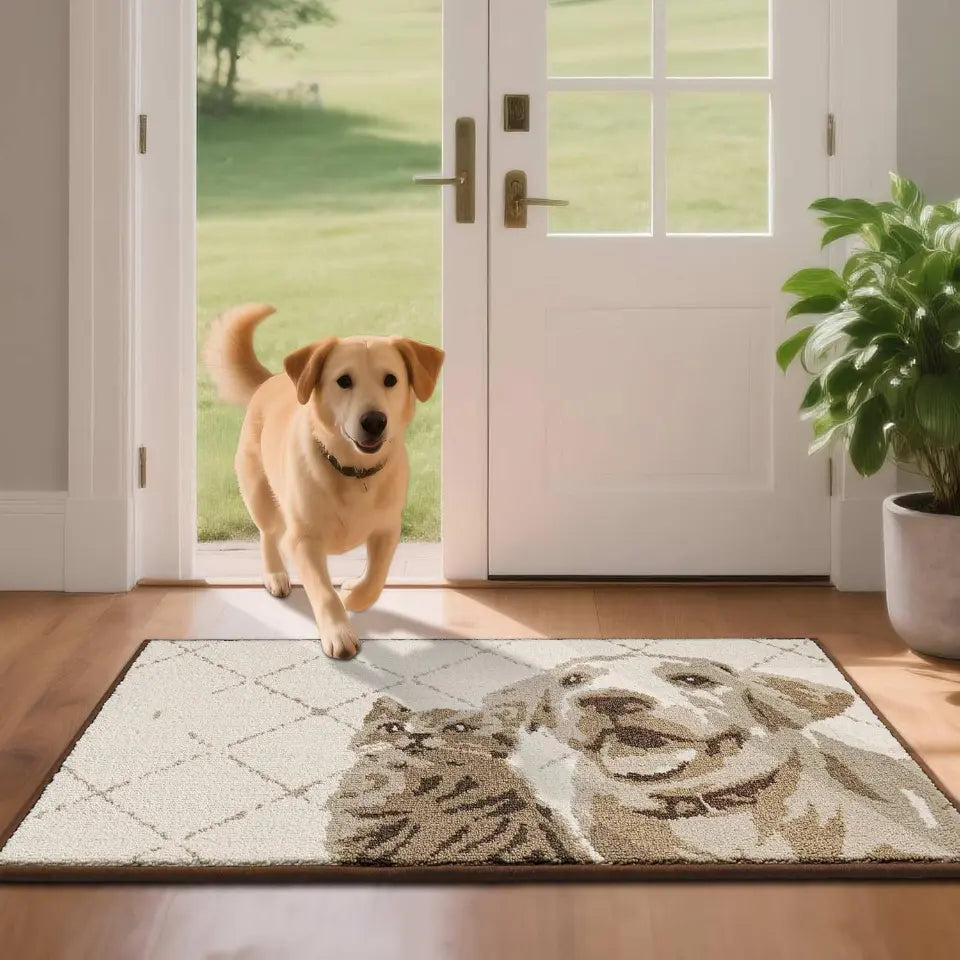 32x48 Taupe Pet Friendly Door Mats