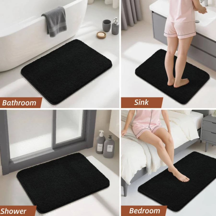 Applications for Plain Color Luxury Bath Rugs