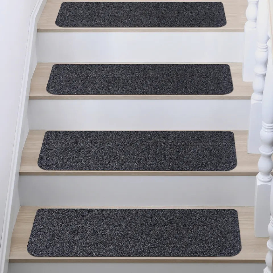 Black Bullnose Stair Treads Indoor