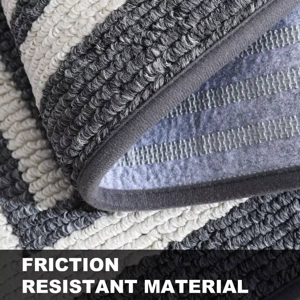 Black Sink Runner with Friction Resistant Material