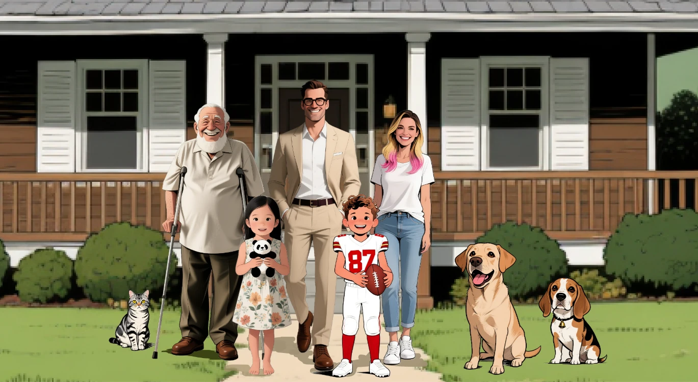 COSY HOMEER Family Members for Banner