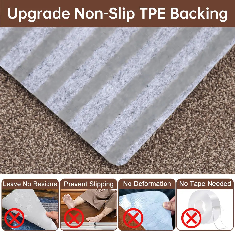 COSY HOMEER Stair Treads with Upgrade Non-Slip TPE Backing
