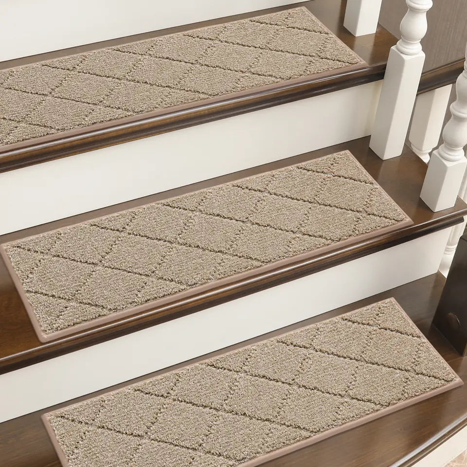 Diamond Stair Treads on Staircase