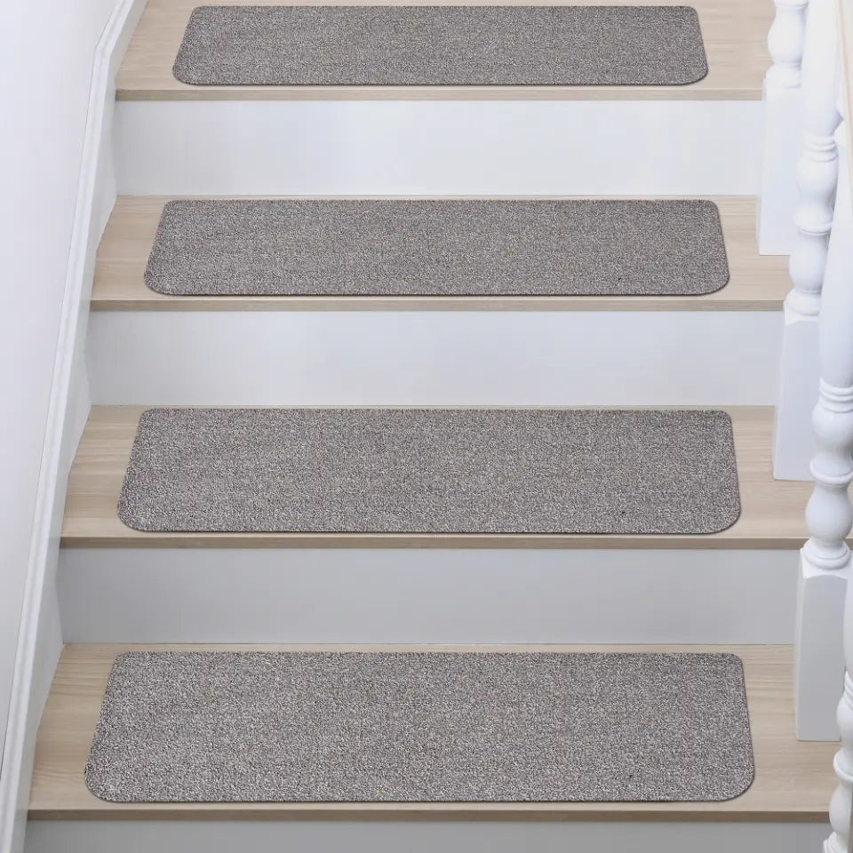 Grey Bullnose Stair Treads Indoor