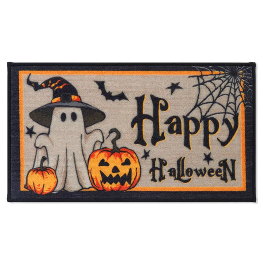 Happy Halloween Spiderweb Doormat