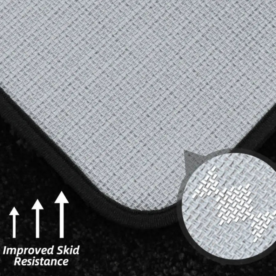 Plain Color Luxury Bath Rugs with Extra Non-Slip Backing