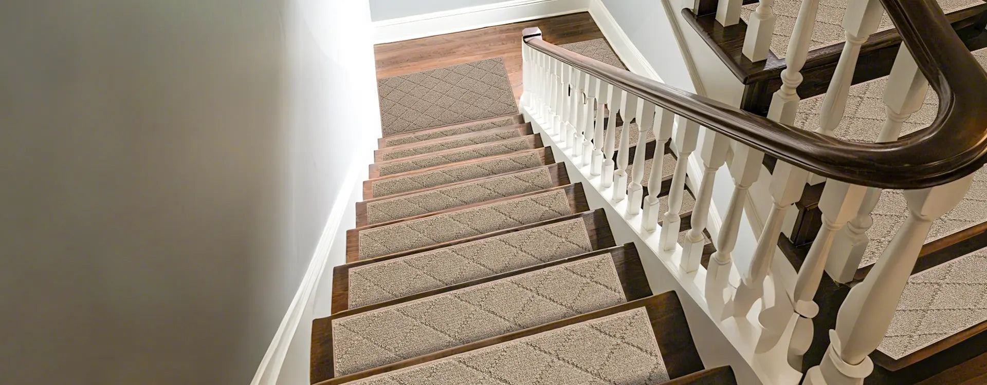 Staircase with COSY HOMEER Stair Treads