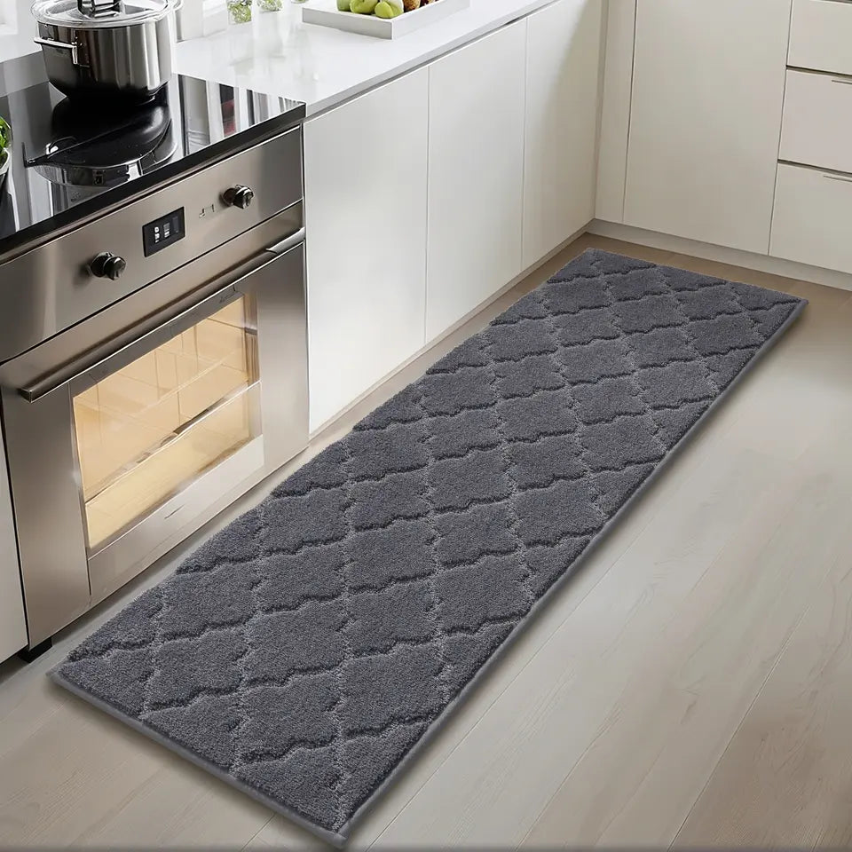 Trellis Scatter Rugs for Kitchen Before Cabinet