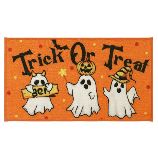 Trick or Treat Spooky Halloween Welcome Mat