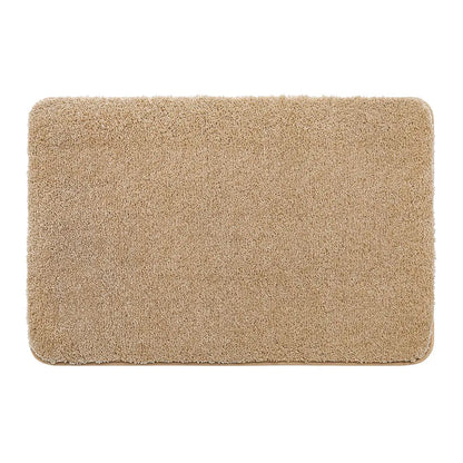 16x24 Beige Pattern of Plain Color Luxury Bath Rugs