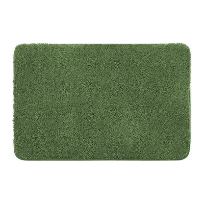 16x24 Green Pattern of Plain Color Luxury Bath Rugs