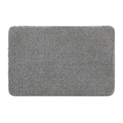 Gray doormat on a white background