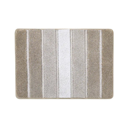 17x24 Beige Pattern of Ombre Square Bathroom Rug