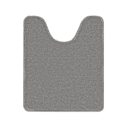 Gray bath mat on a white background