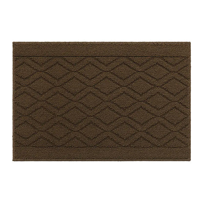 20x30 Brown Wave Geometric Kitchen Mat