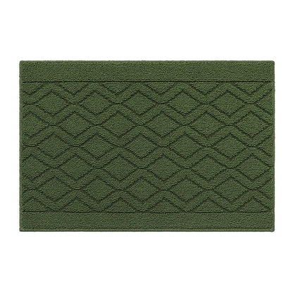 20x30 Green Wave Geometric Kitchen Mat