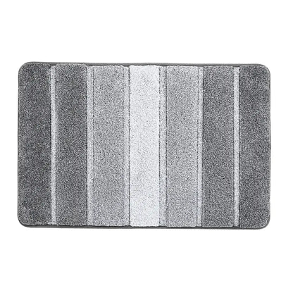 20x30 Grey Pattern of Ombre Square Bathroom Rug