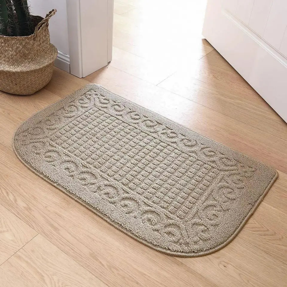 20x32 Beige D Shaped Small Kitchen Rugs