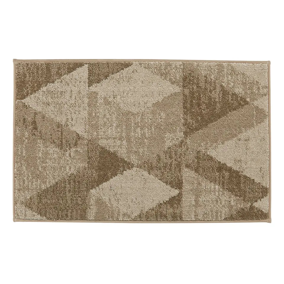 20x32 Beige Pattern of Geometric Abstract Front Door Rugs Inside