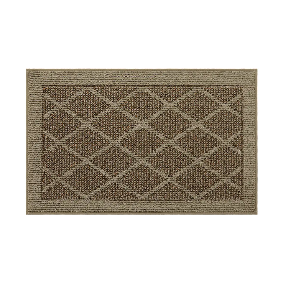 20x32 Beige Pattern of Plain Diamond Door Mats