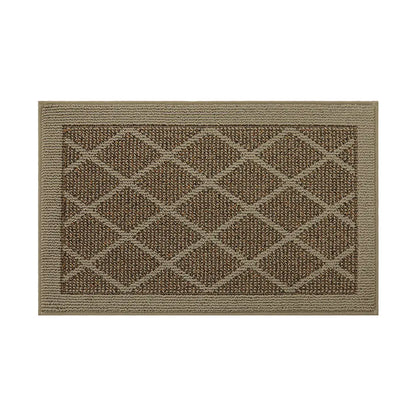 20x32 Beige Pattern of Plain Diamond Door Mats