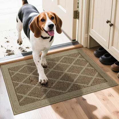 20x32 Beige Plain Diamond Door Mats
