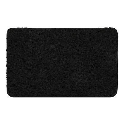 20x32 Black Pattern of Plain Color Luxury Bath Rugs