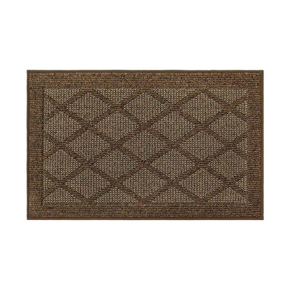 20x32 Brown Pattern of Plain Diamond Door Mats