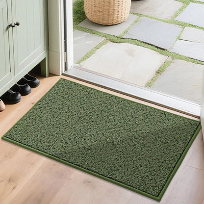 20x32 Green Chevron Door Mats