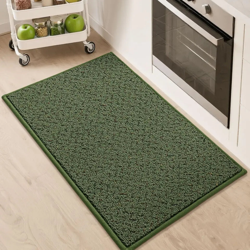 20x32 Green Chevron Kitchen Rugs