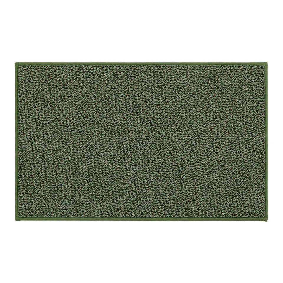 20x32 Green Pattern of Chevron Door Mats