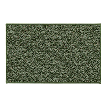 20x32 Green Pattern of Chevron Door Mats