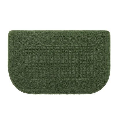 D Shaped Small Kitchen Rugs