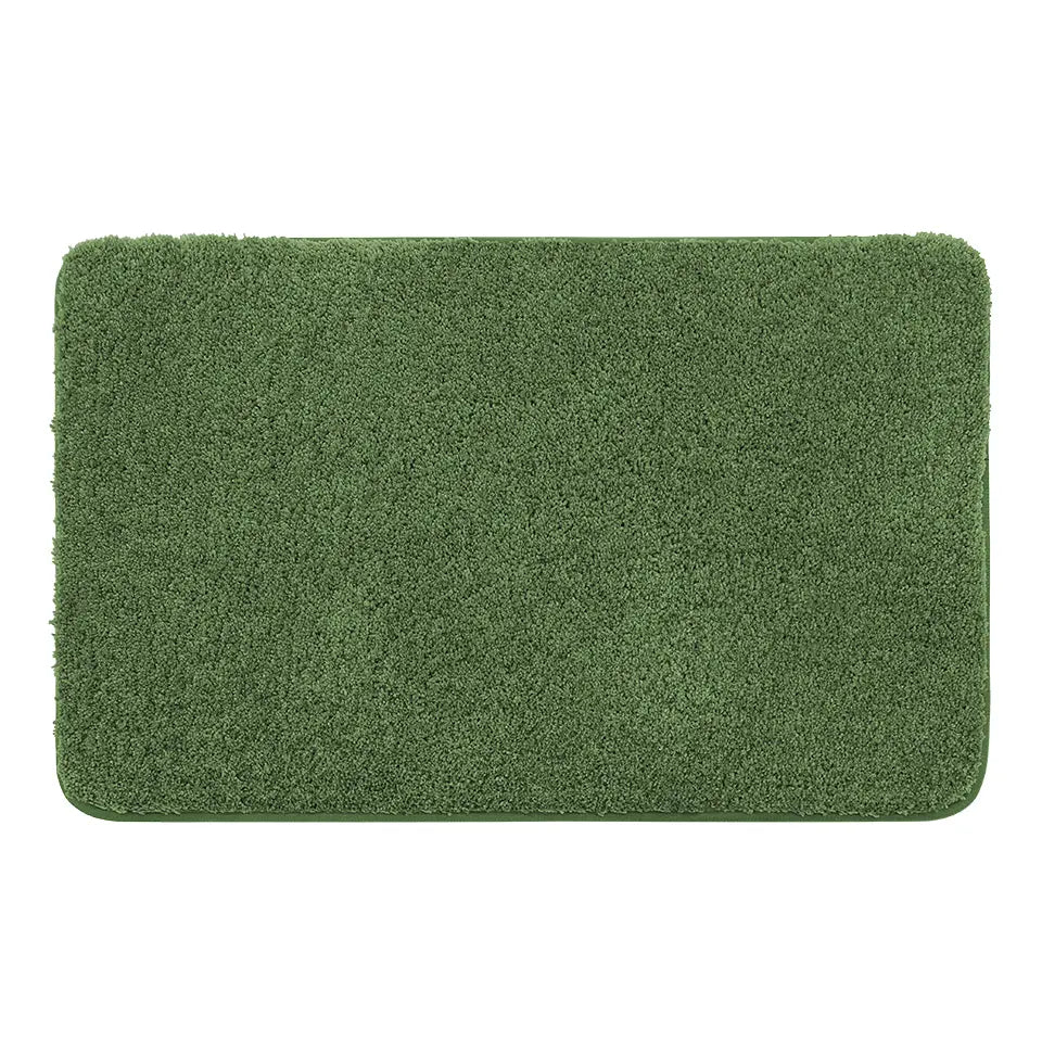 20x32 Green Pattern of Plain Color Luxury Bath Rugs
