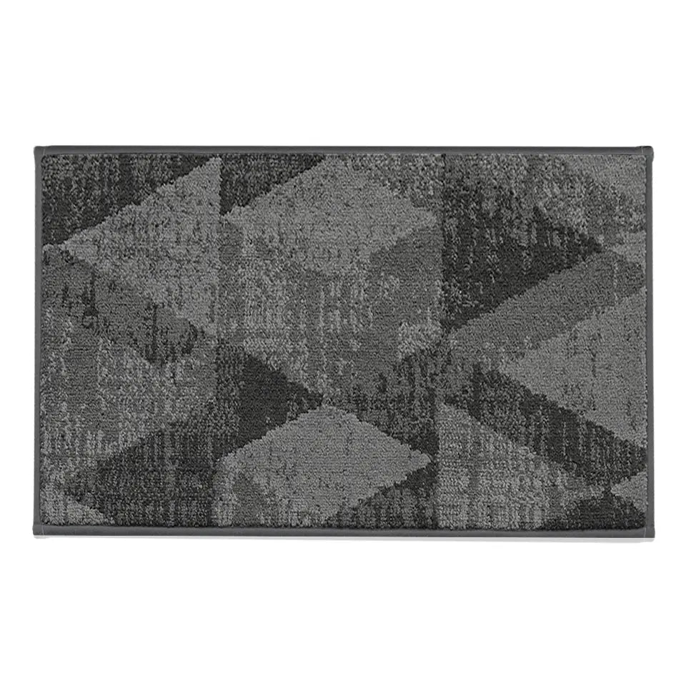 20x32 Grey Pattern of Geometric Abstract Front Door Rugs Inside