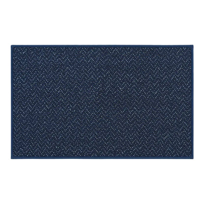 20x32 Navy Blue Pattern of Chevron Door Mats