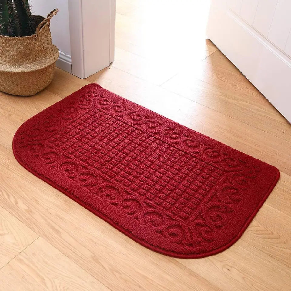 20x32 Red D Shaped Small Kitchen Rugs