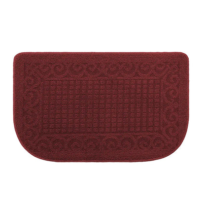 D Shaped Small Kitchen Rugs
