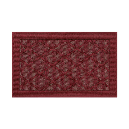 20x32 Red Pattern of Plain Diamond Door Mats